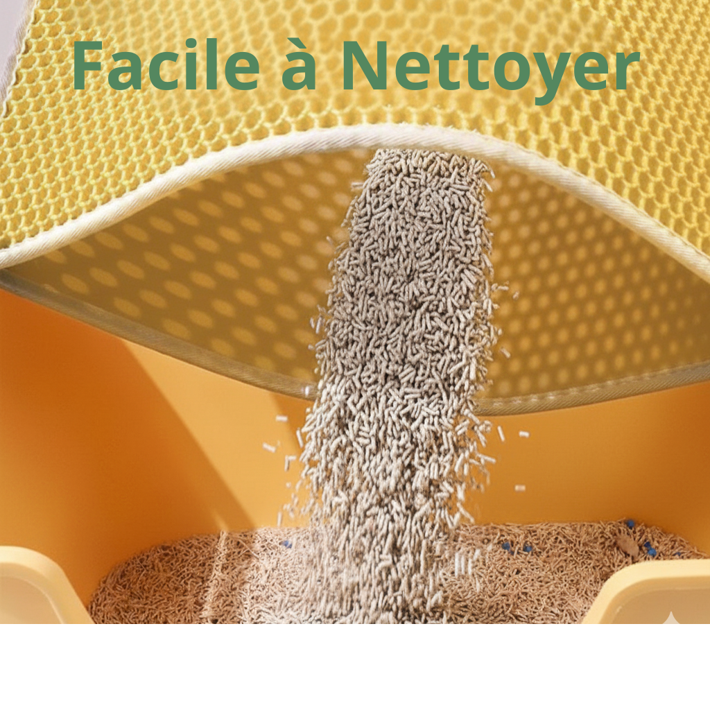 Tapis Litière Filtrant & Double Protection