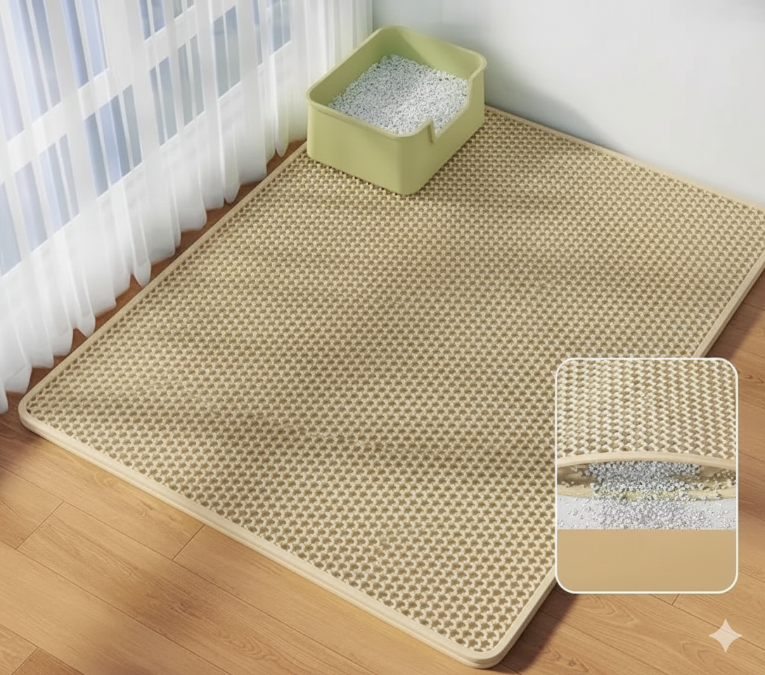 Tapis Litière Filtrant & Double Protection