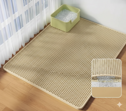 Tapis Litière Filtrant & Double Protection
